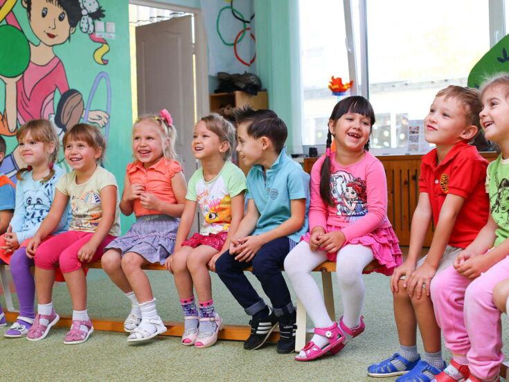 Kinder im Kindergarten