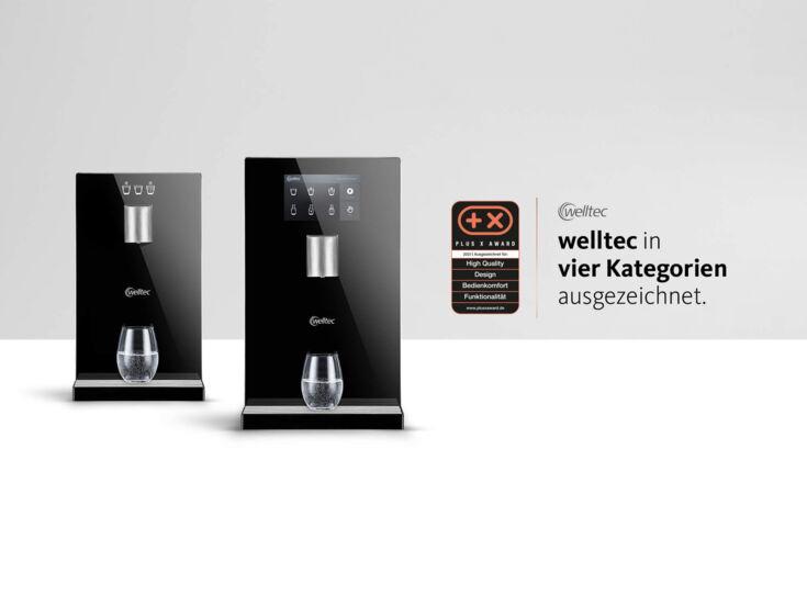 Award für den Wasserspender von Kaffee Partner und welltec