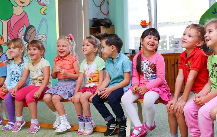 Kinder im Kindergarten