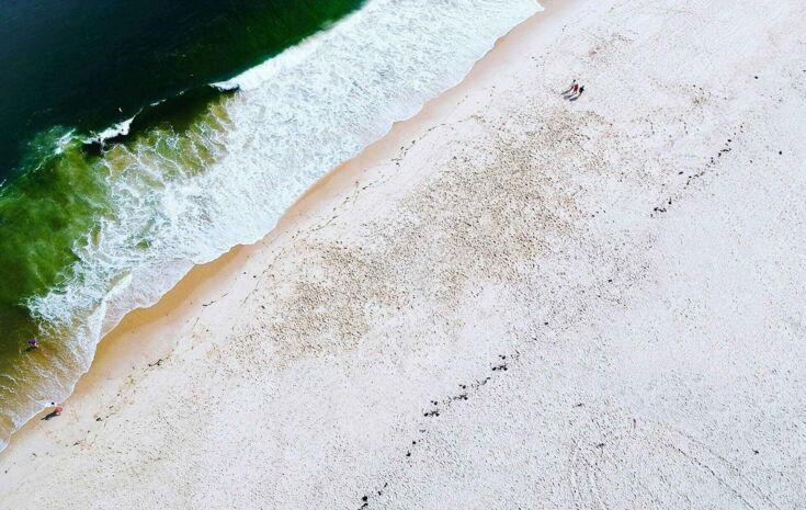 Strand von oben