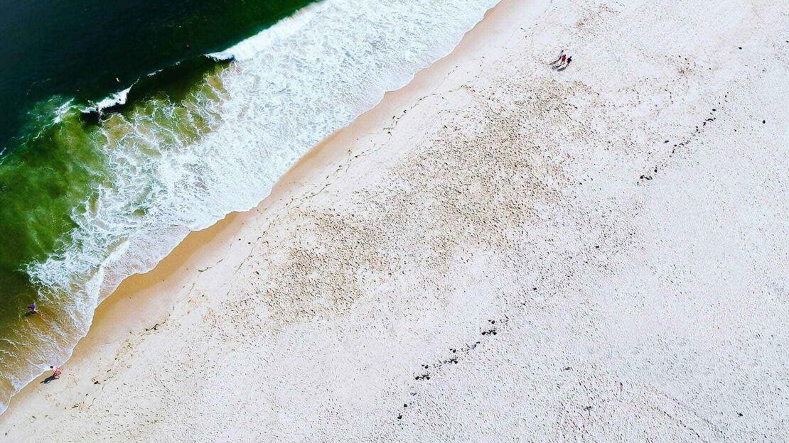 Strand von oben